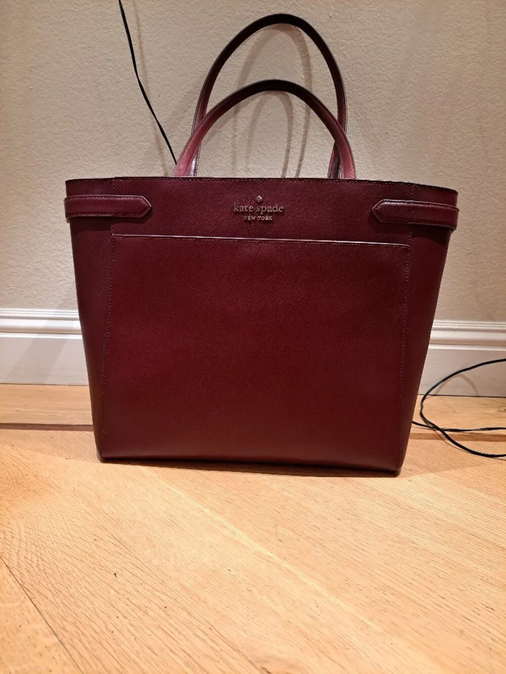 Kate Spade Staci Laptop Tote in color Cherry Wood